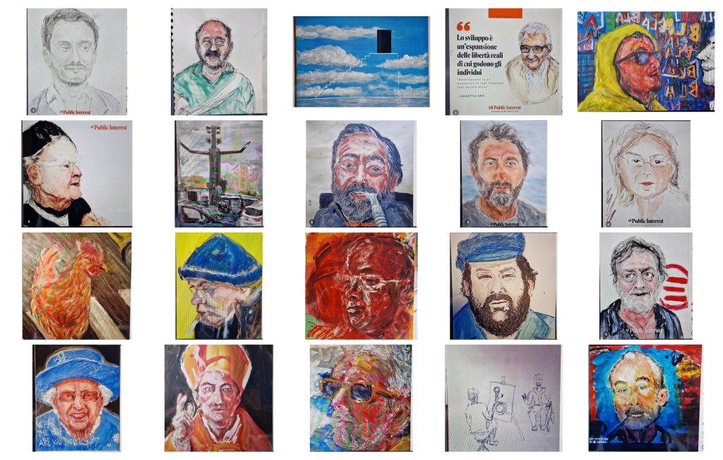 Tavola complessiva delle opere di Mario Garofalo
